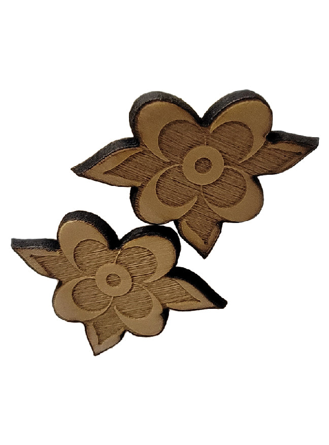 Four Petal Poster Earrings