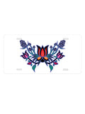 License Plate--Anishinabe Floral
