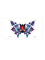 License Plate--Anishinabe Floral