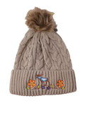 Floral Embroidered Moose Toque