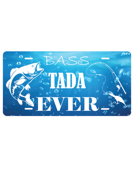 License Plate--BASS TADA EVER
