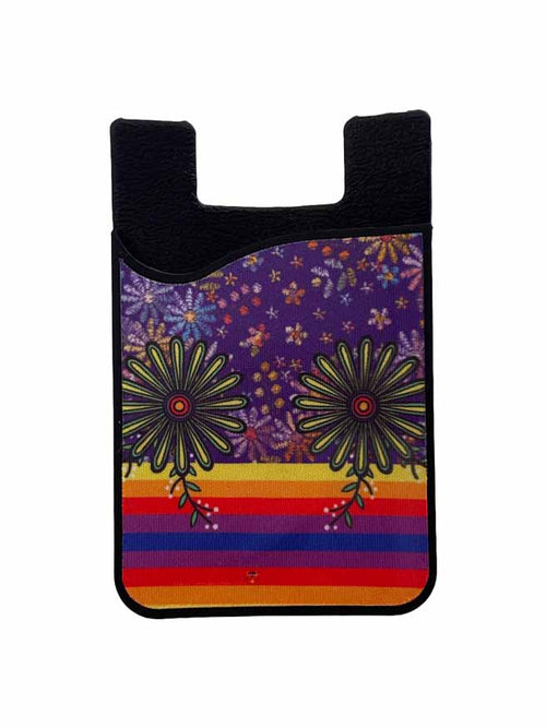 Adhesive Floral Debit/Credit Card Holder