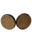 Circular Floral Poster Earrings