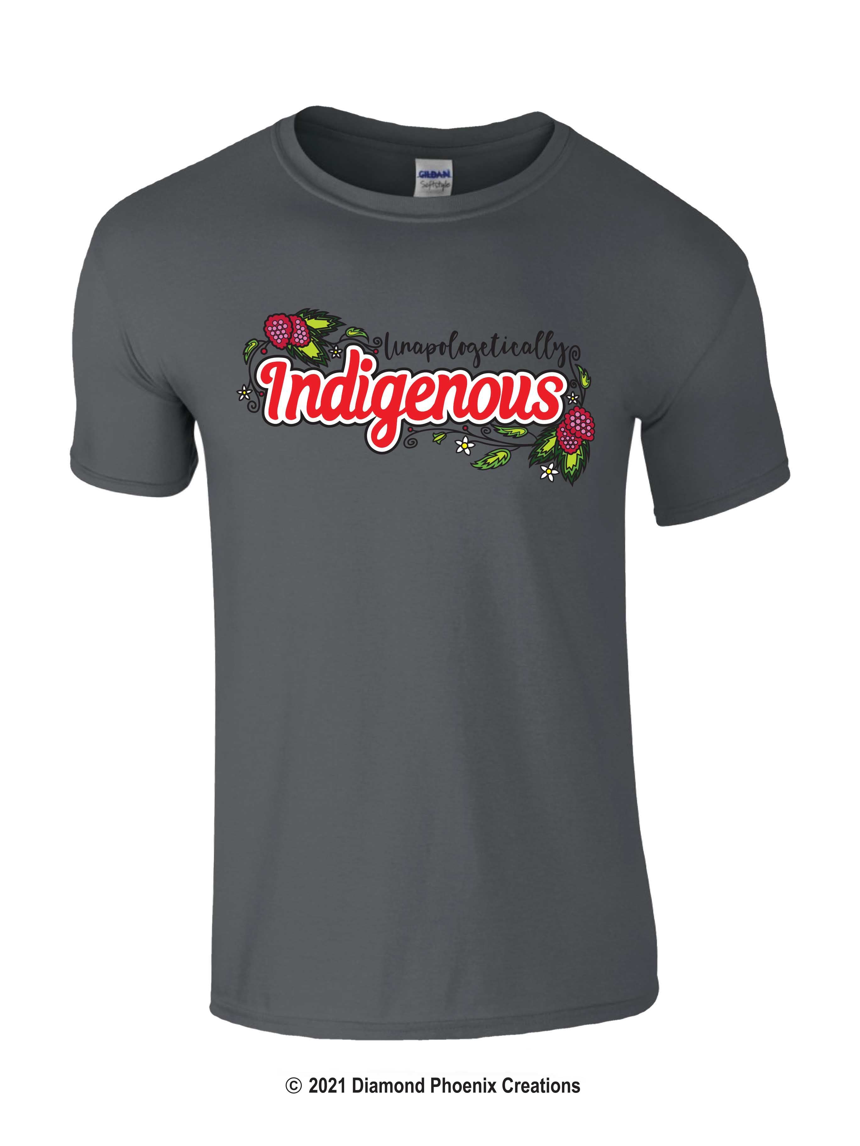 Unapologetically Indigenous Floral Motif T-Shirt