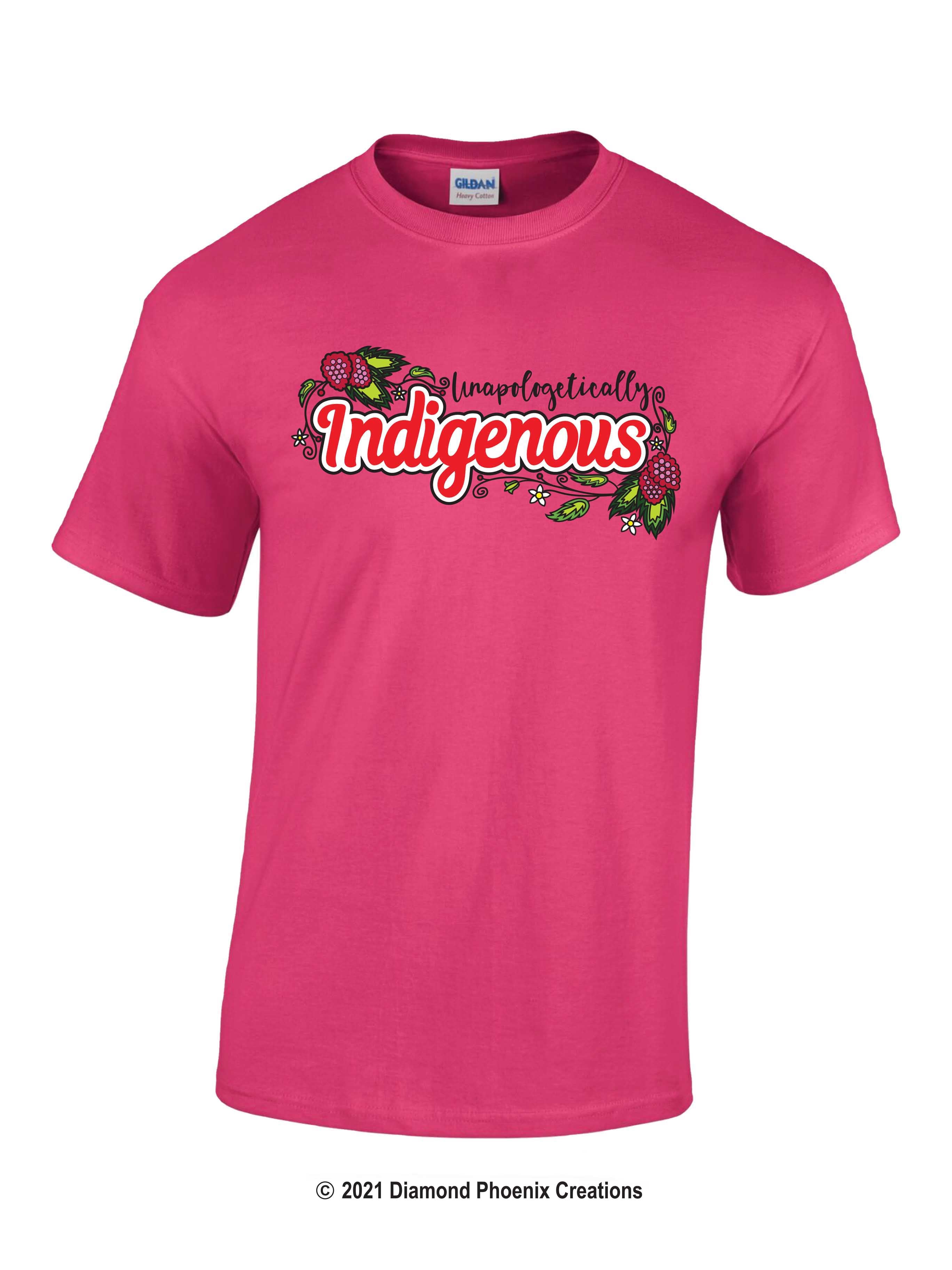 Unapologetically Indigenous Floral Motif T-Shirt