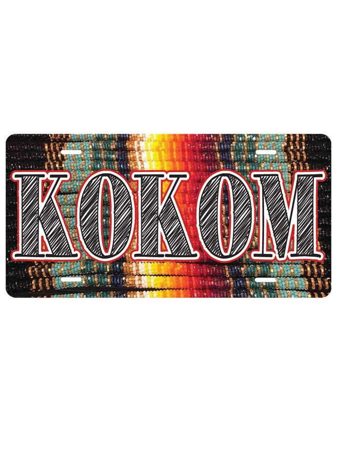 License Plate--Kokom