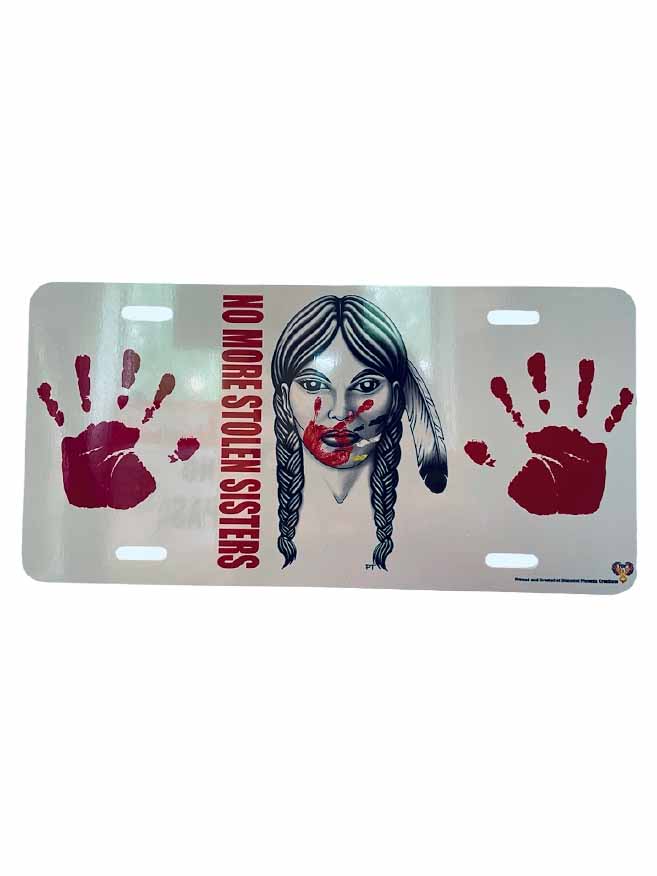 No More Stolen Sisters License Plate