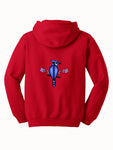 Embroidered Blue Jay Hoody