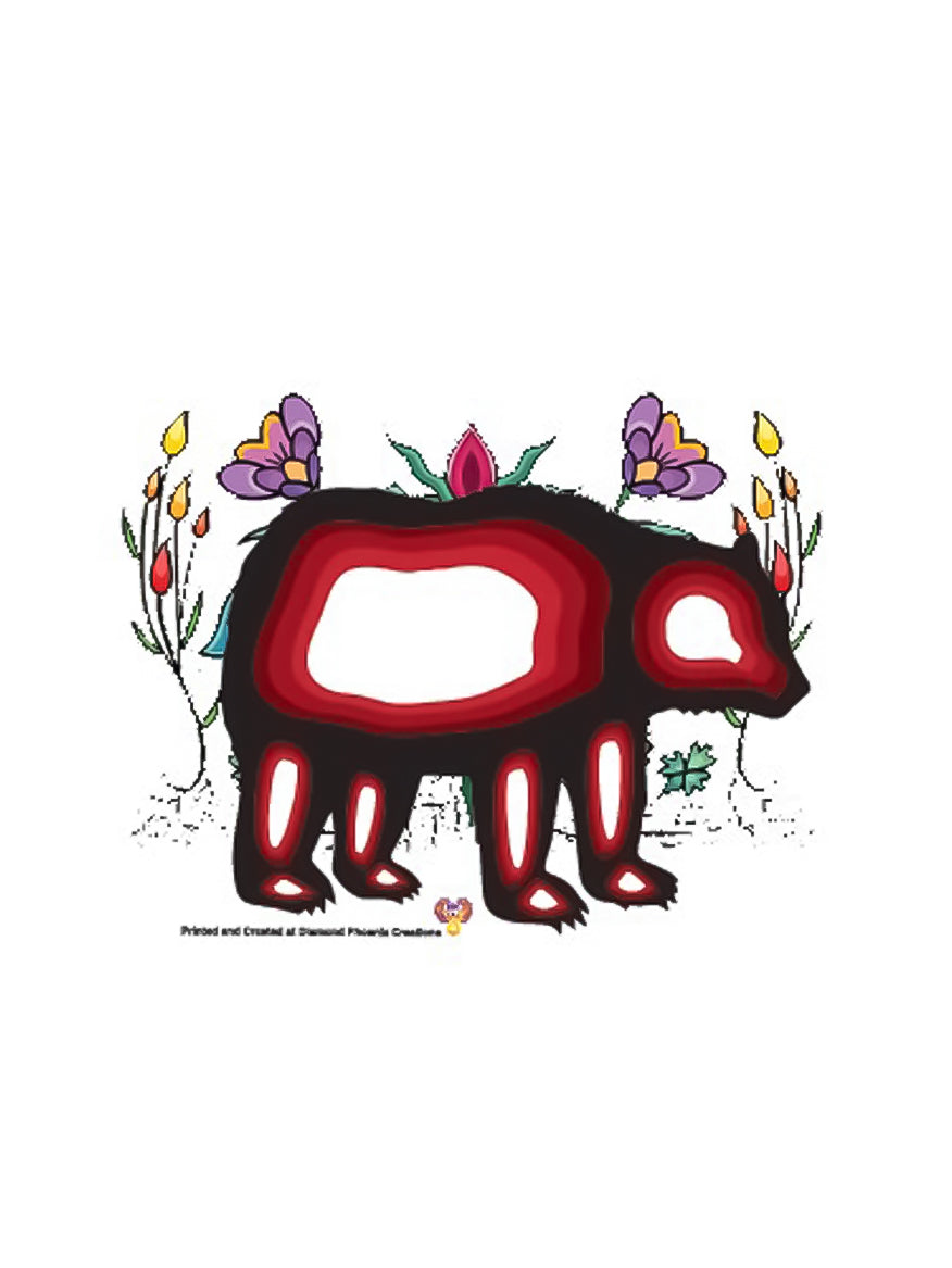 Anishinaabe Floral Animal Decals