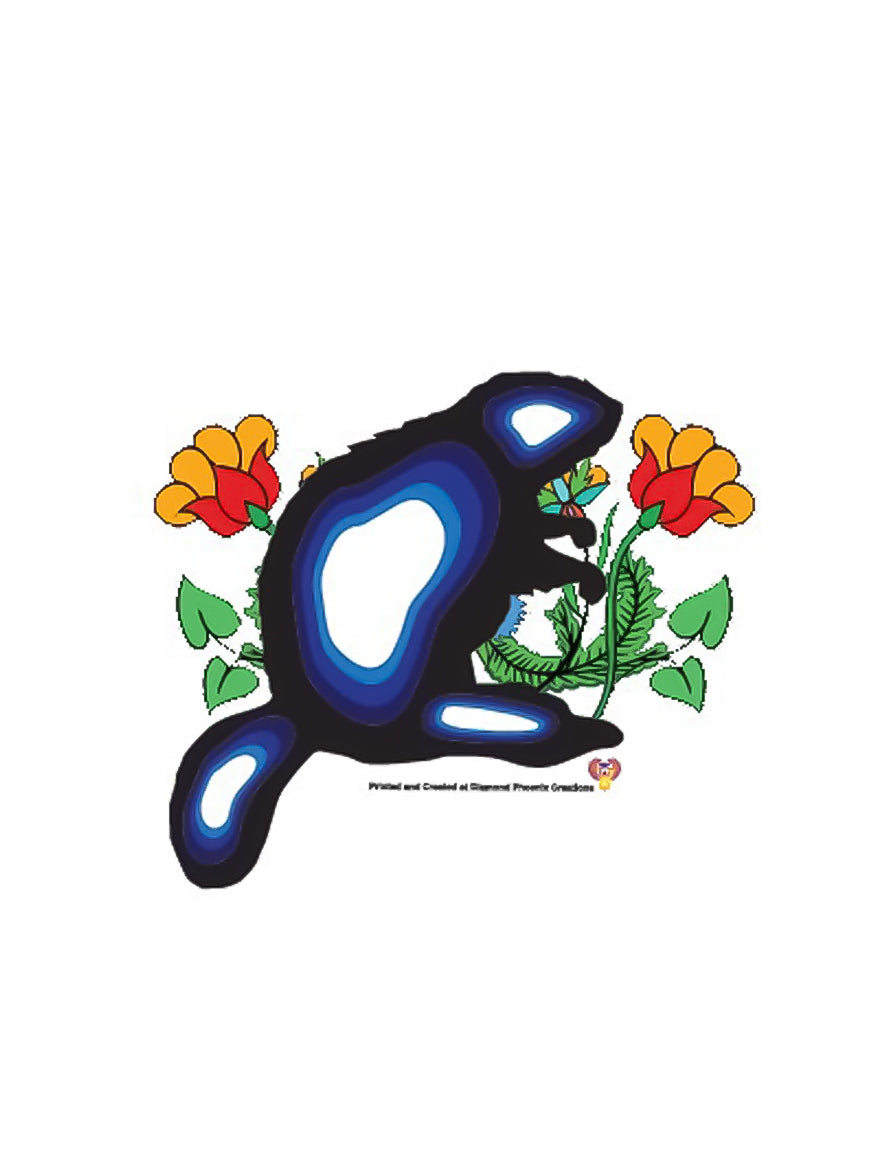 Anishinaabe Floral Animal Decals