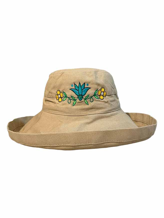 Anishinabe Floral Sunhat
