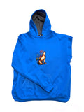 Embroidered Floral Wolf Hoody