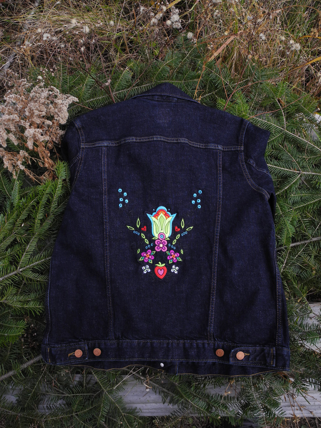 Embroidered Jean Jacket