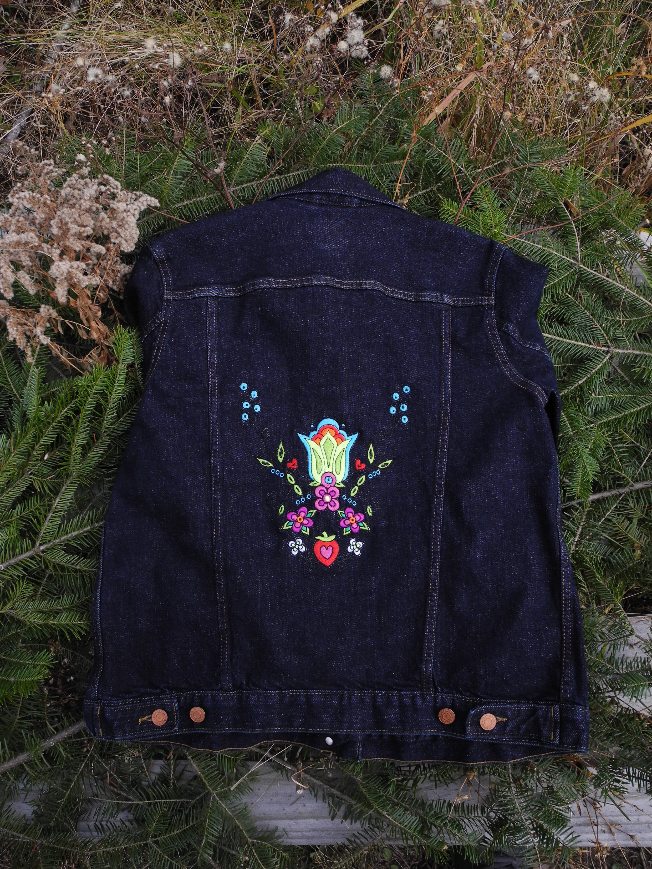 Embroidered Jean Jacket