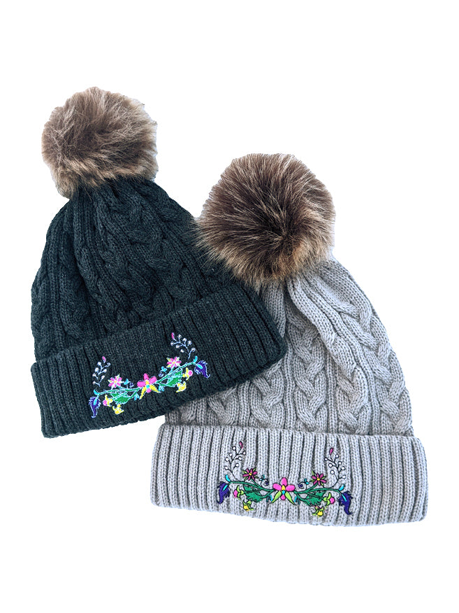 Delicate Floral Toque