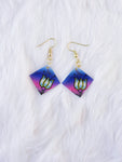 Small Diamond Tulip Earrings