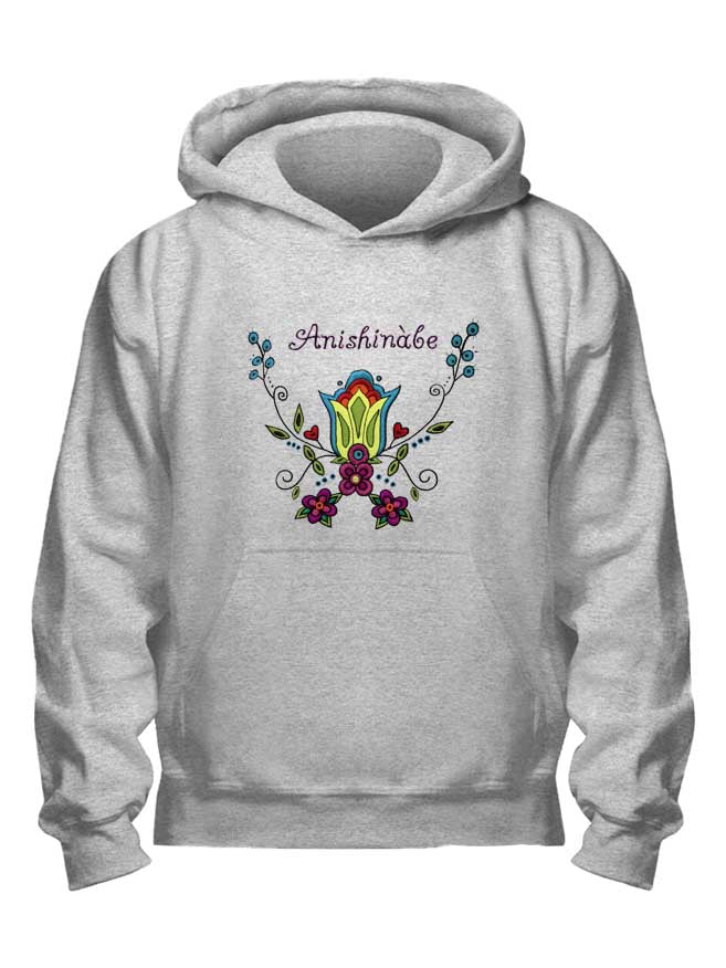 Anishinabe Floral Hoody