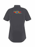 Women's Geometric Floral Shirt