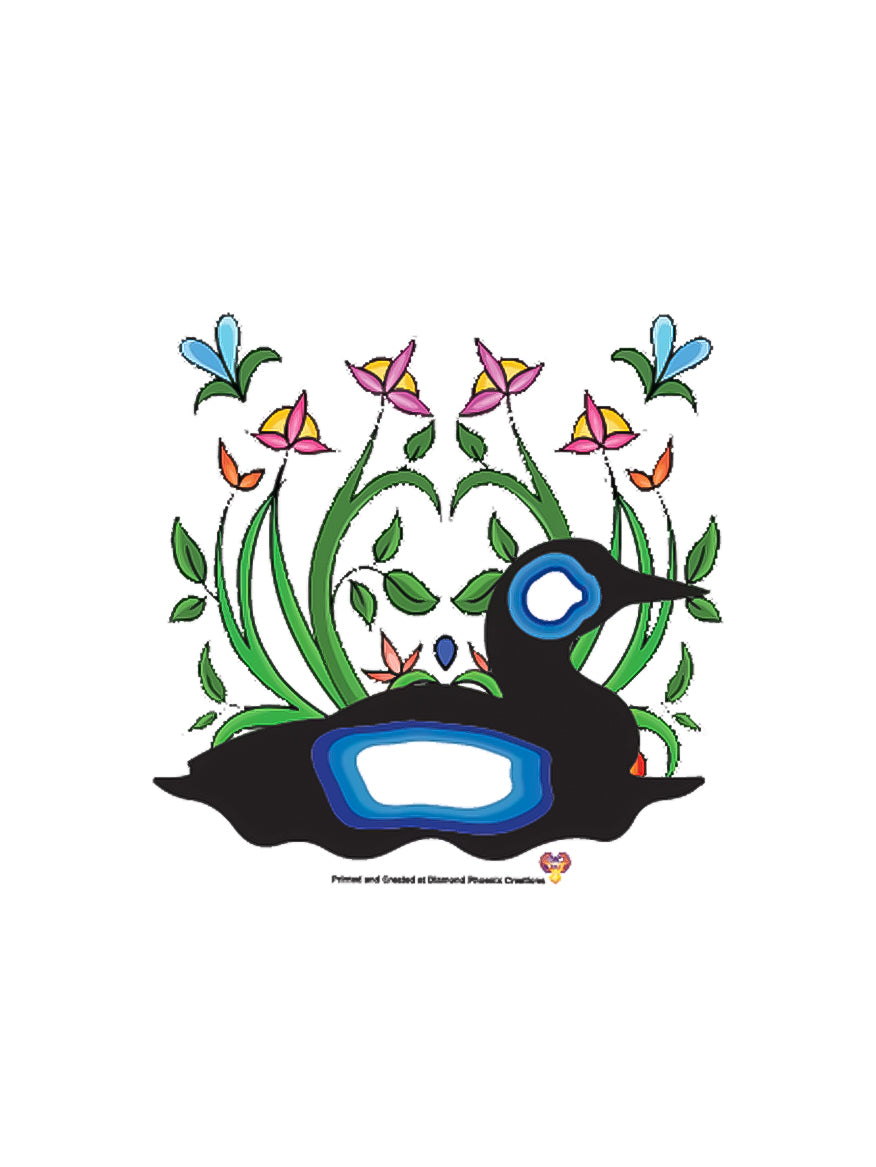 Anishinaabe Floral Animal Decals
