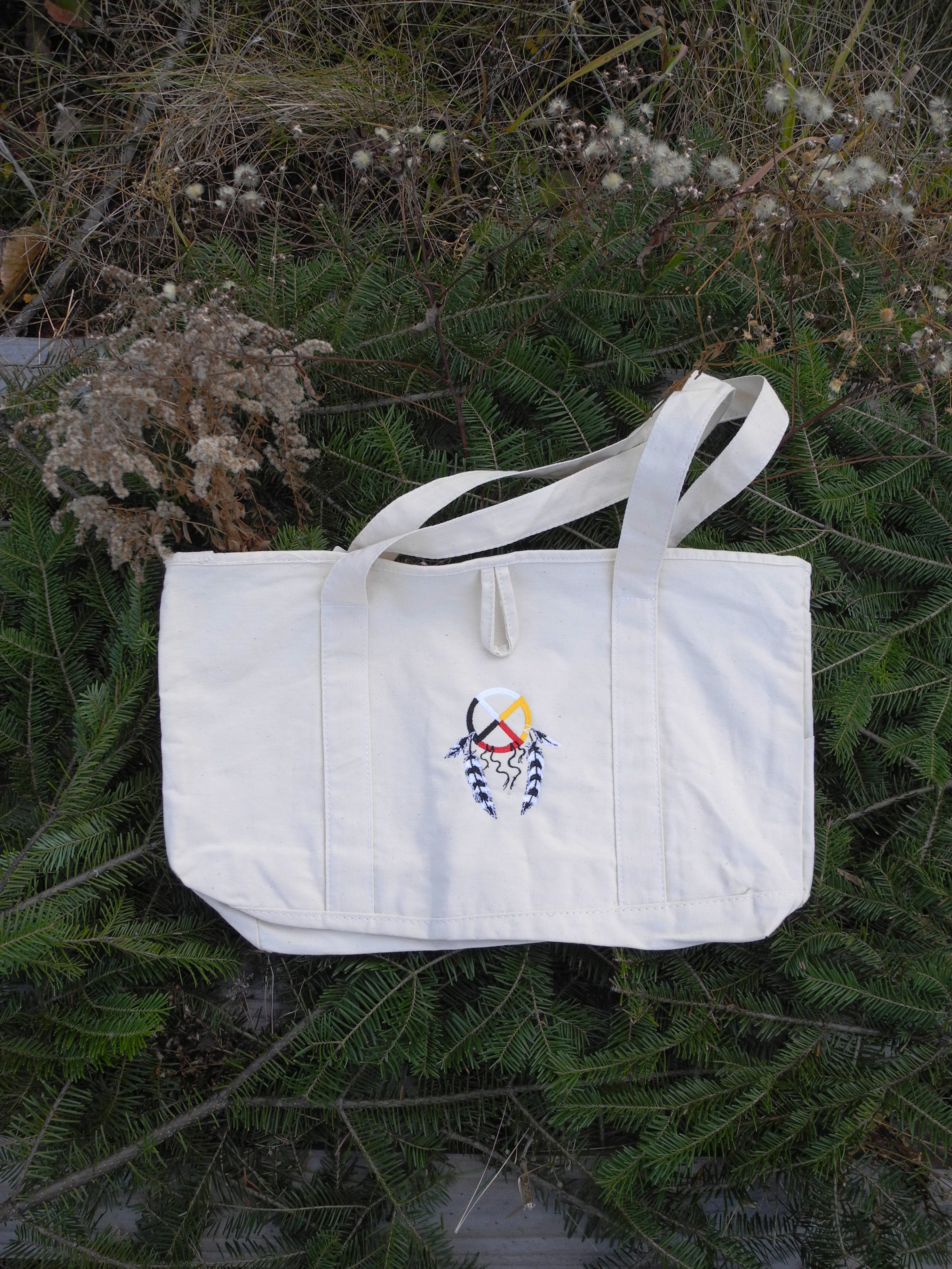 Embroidered Tote Bag