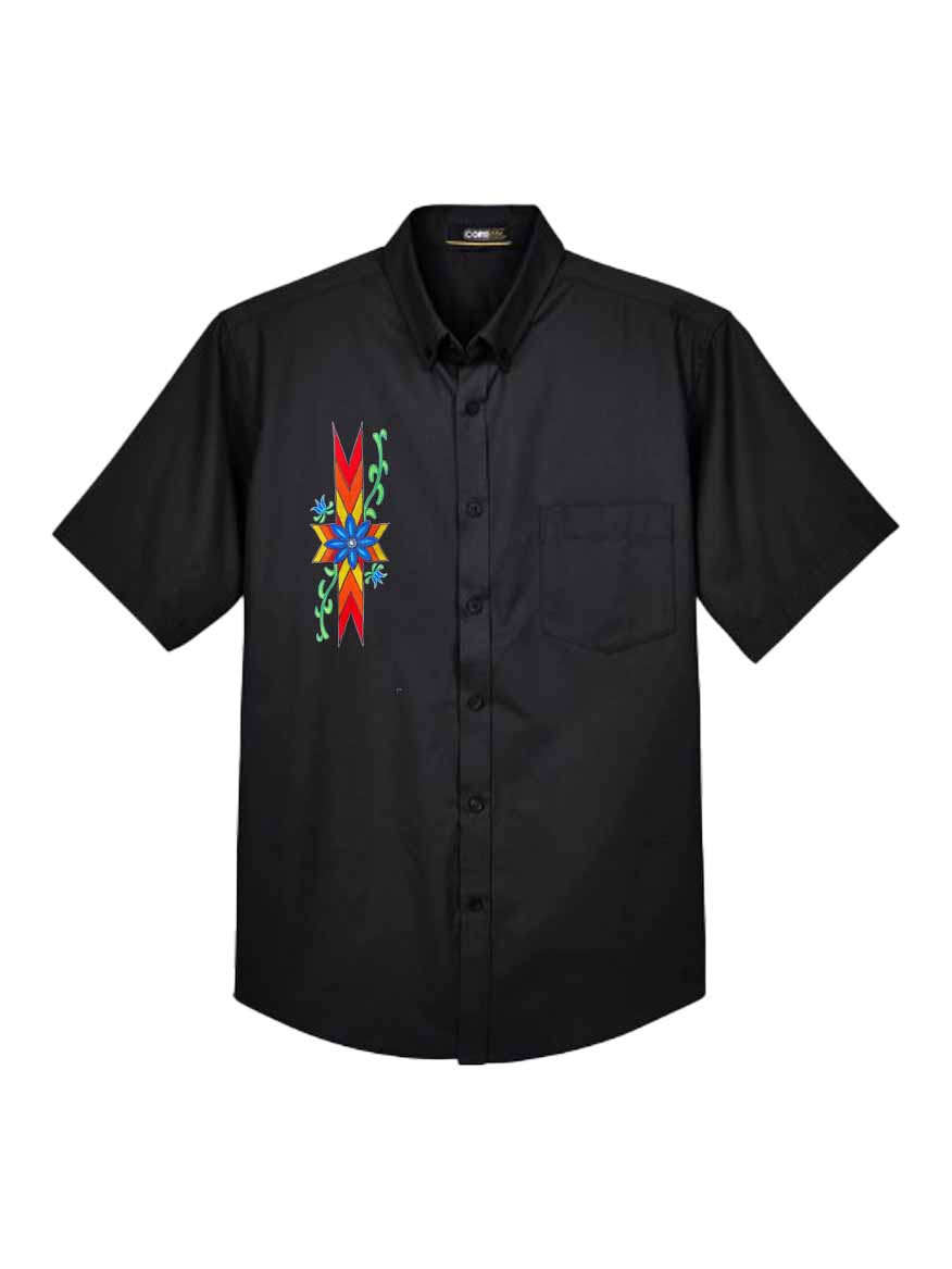 Men's Geometric Floral Shirt