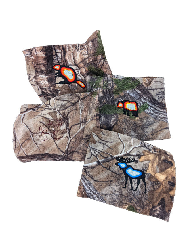 Animal Embroidered Motif Neck Warmers