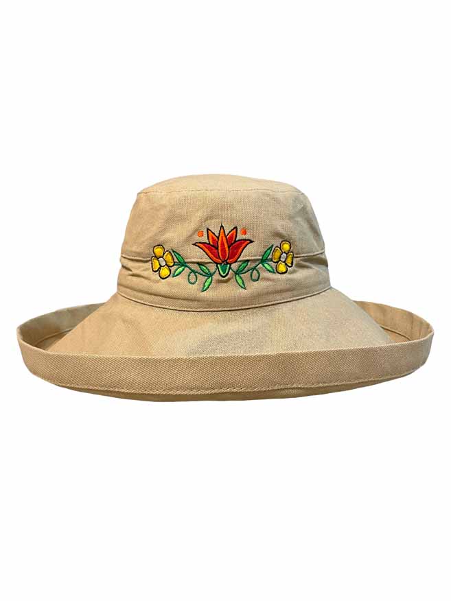 Anishinabe Floral Sunhat
