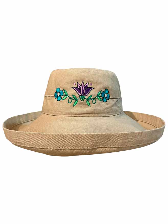 Anishinabe Floral Sunhat