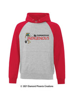 Unapologetically Indigenous Feather Motif Embroidered Hoody