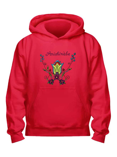 Anishinabe Floral Hoody