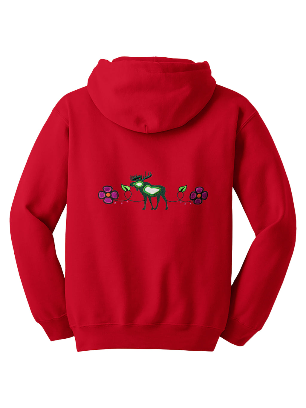 Green Monz (Moose) Floral Hoody