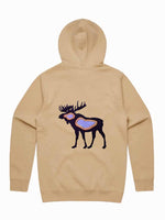 Embroidered Moose Hoody