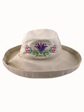 Anishinabe Floral Sunhat