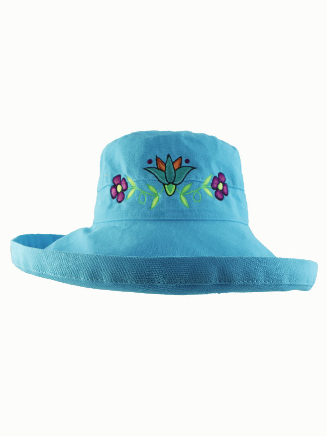 Anishinabe Floral Sunhat
