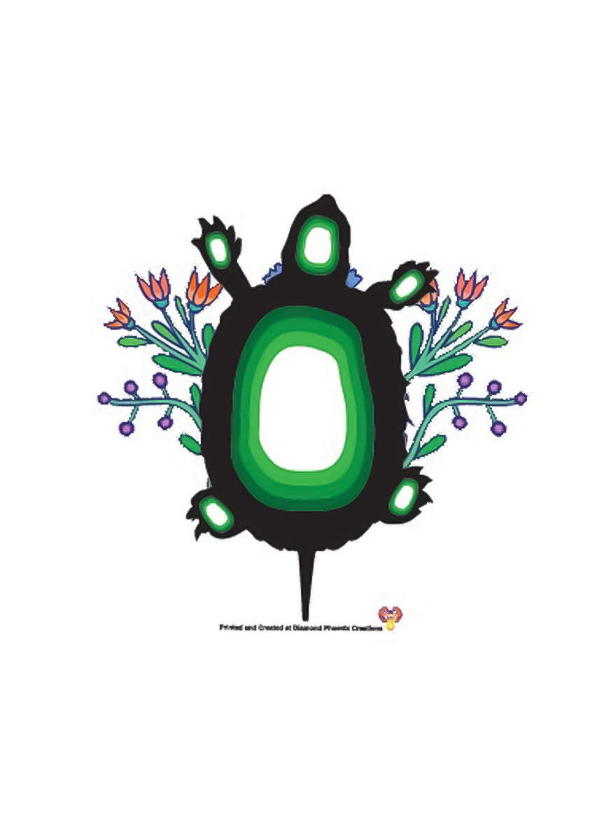 Anishinaabe Floral Animal Decals