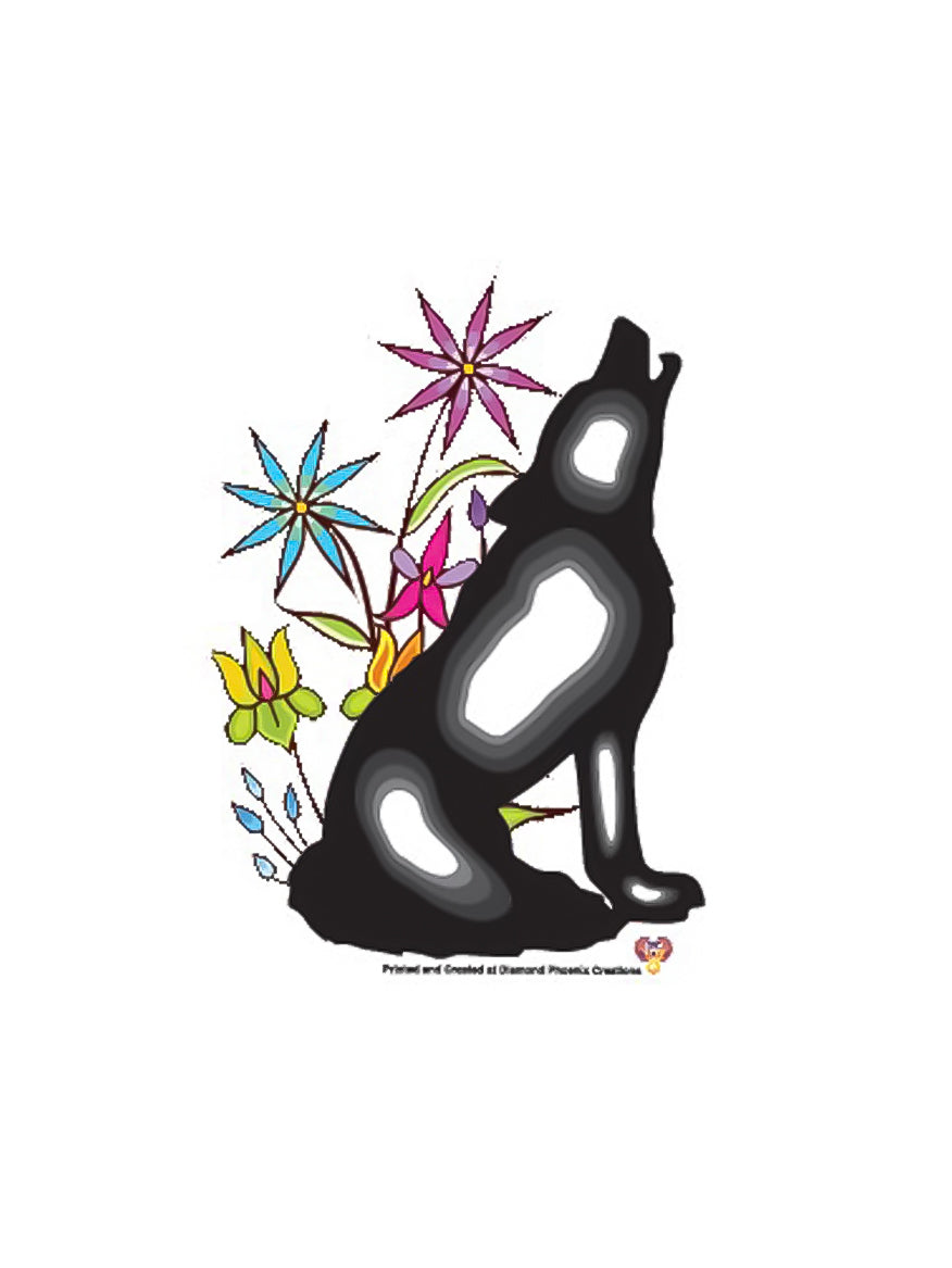 Anishinaabe Floral Animal Decals